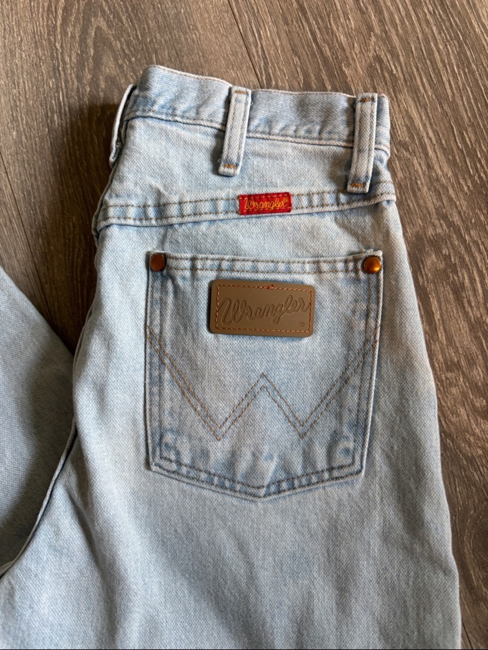 Vintage Inspired Wrangler High Rise Straight Leg 3x34 - Picture 4 of 4